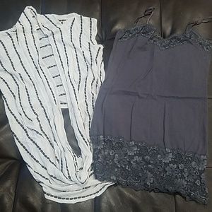 2 piece sweater tank combo